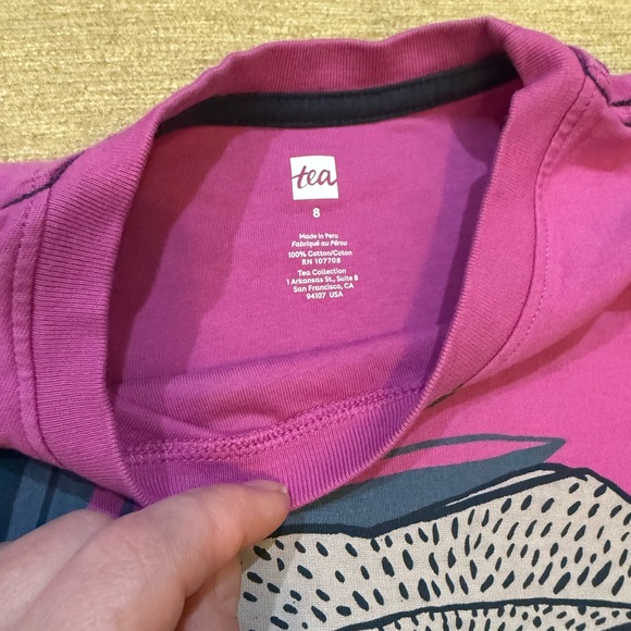 Tea Collection size 8 short sleeve t shirt - Picture 2 of 5